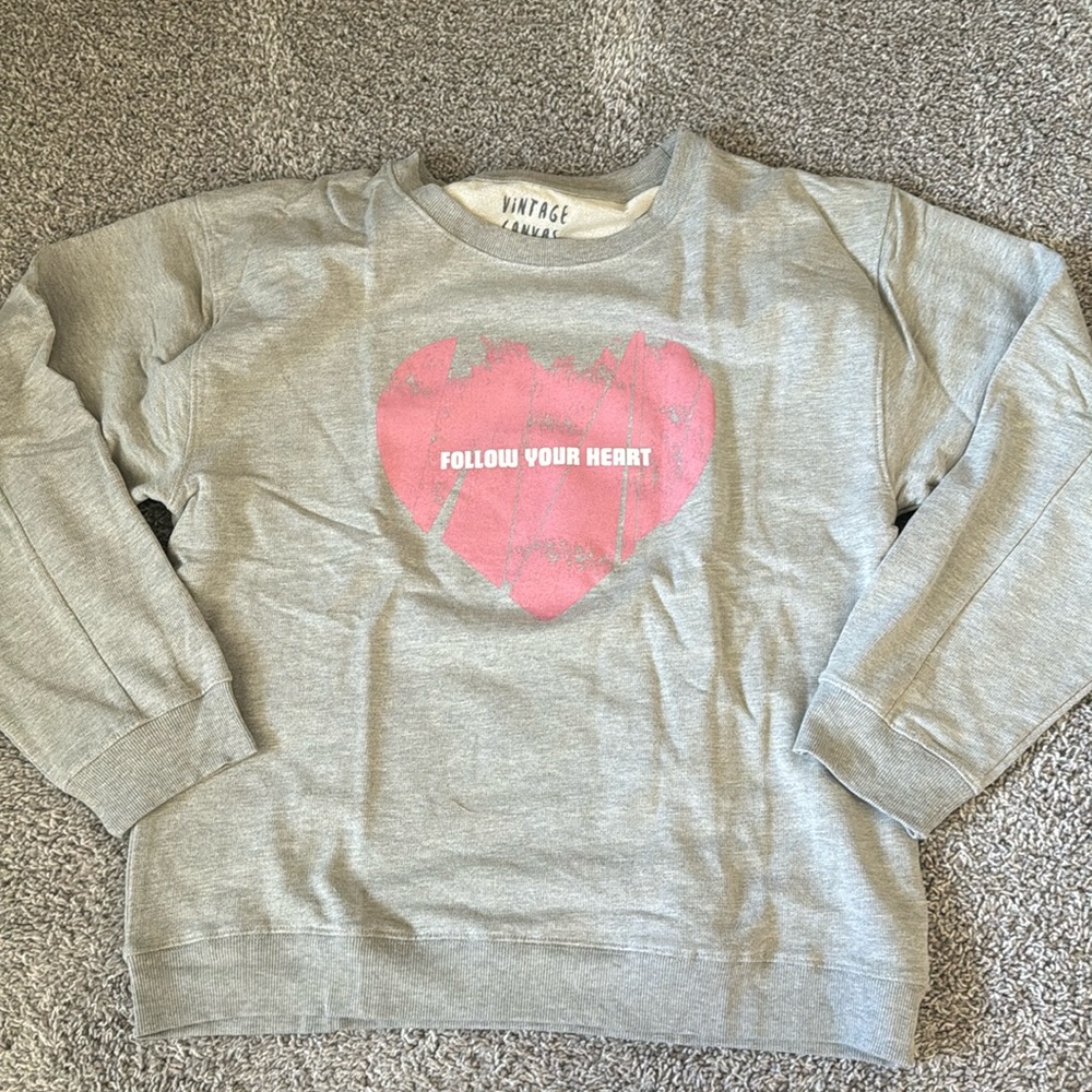 NWOT follow your heart sweatshirt